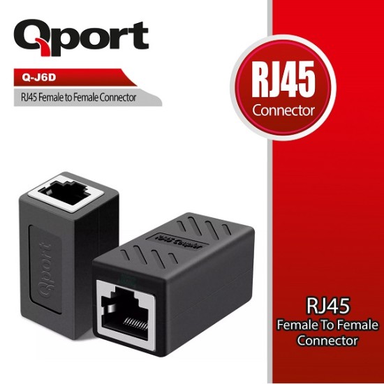 QPORT Q-J6D CAT6 RJ45 TO RJ45 Aparat