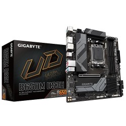 Gigabyte B650M DS3H DDR4 AMD B650 Soket AM5 DDR5 6400MHz MATX Gaming (Oyuncu) Anakart