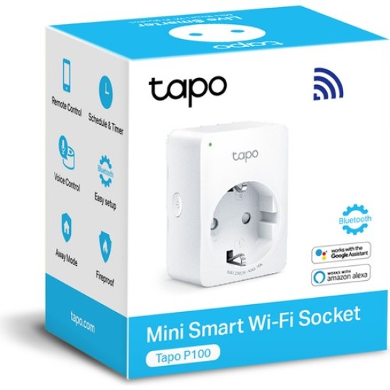 Tp-Link Tapo P100 Akıllı Mini Wi-Fi Soketi