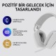 Logitech Zone Vibe 100 Mikrofonlu Kablosuz Bluetooth Kulak Üstü Kulaklık - Beyaz