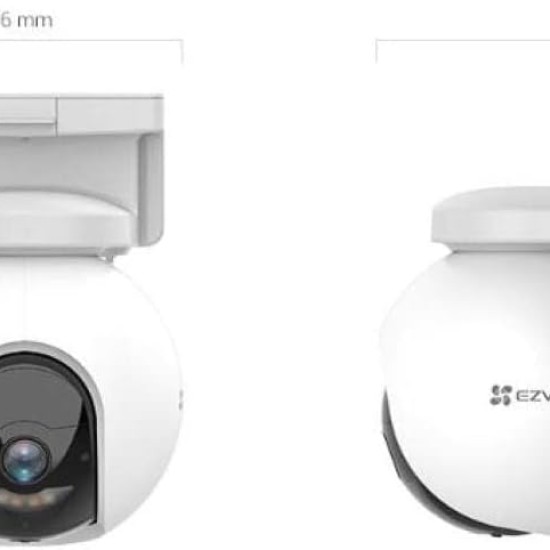 EZVIZ 4MP Pil Gözetleme Kamerası, 10400mAh Pil ile 2K+WiFi IP Kamera