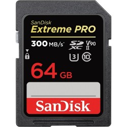 Sandısk 64GB SD Kart 300MB/s Extreme Pro SDSDXDK-064G-GN4IN Hafıza Kartı