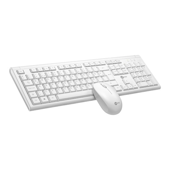 Lecoo Lenovo Lecoo KW200 Kablosuz Türkçe Q Klavye & Mouse Set Beyaz