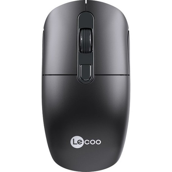 Lenovo Lecoo M2001 Kablosuz Optik 1600DPI 4 Tuşlu Mouse Siyah