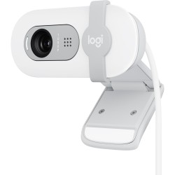 Logitech Brio 100 Full HD 1080p Gizlilik Kapaklı Mikrofonlu Web Kamerası - Beyaz
