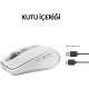 Logitech MX Anywhere 3S Kompakt 8000 DPI Optik Sensörlü Sessiz Bluetooth Kablosuz Mouse - Beyaz