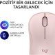 Logitech M240 Sessiz Kompakt Kablosuz Bluetooth Mouse - Pembe