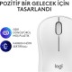 Logitech M240 Sessiz Kompakt Kablosuz Bluetooth Mouse - Beyaz