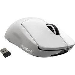 Logitech G PRO X SUPERLIGHT Ultra Hafif HERO 25.600 DPI 400 IPS LIGHTSPEED Kablosuz Oyuncu Mouse - Beyaz