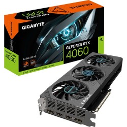 Gigabyte Geforce Rtx 4060 Eagle 8g GV-N4060EAGLE Oc-8gd Gddr6 128BIT DX12 Dlss 3 Gaming (Oyuncu) Ekran Kartı