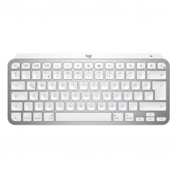 Logitech MX Keys Mini Mac İçin Minimalist Kablosuz Aydınlatmalı İngilizce Q Klavye - Beyaz