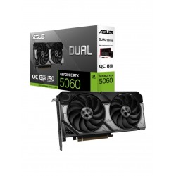 Asus RTX 5060 Dual OC Edition DUAL-RTX5060-O8G 128 Bit GDDR7 8 GB Ekran Kartı