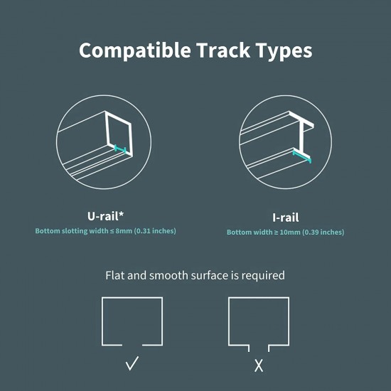 Aqara E1 CM-M01-T Track Akıllı Perde Motoru 