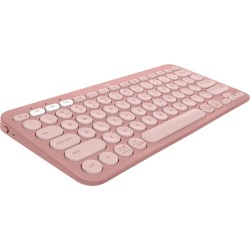 Logitech K380s Pebble Keys 2 Çoklu Cihaz Özellikli Bluetooth Türkçe Q Klavye - Pembe