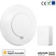 Meross Wi-Fi Uzaktan Kontrollü Akıllı duman Sensörü Kit GS559AH