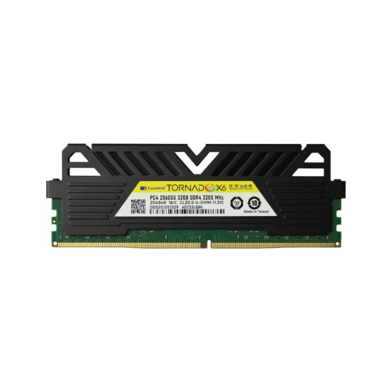 Twinmos Ddr4 32GB 3200MHZ CL22 Tornadox6 Desktop Ram Soğutuculu (TMMDD432GB3200DKBX6)