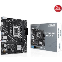 ASUS PRIME H610M-K Intel H610 5600 DDR5 LGA1700 mATX