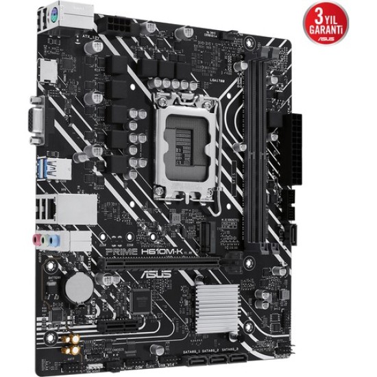 ASUS PRIME H610M-K Intel H610 5600 DDR5 LGA1700 mATX