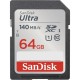 Sandisk Ultra 64GB 140MB/S Sdhc/sdxc Class 10 Uhs-I Hafıza Kartı SDSDUNB-064G-GN6IN