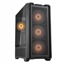 Cougar MX600 4X ARGB Full Tower Gaming Kasa Siyah