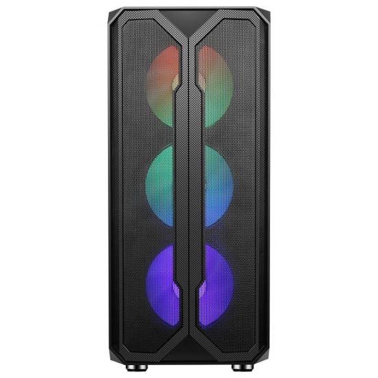 GamePower Aura 4*120mm Siyah Fan A-RGB Şerit Led Gaming Kasa