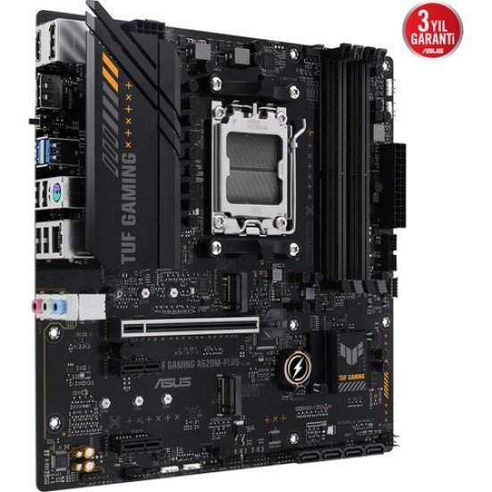 ASUS TUF GAMING A620M-PLUS A620 6400 DDR5 AM5 mATX Anakart