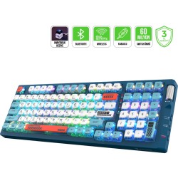 Gamepower Sense Rgb Wireless/Bluetooth/Kablolu Mekanik Red Switch Gaming Klavye