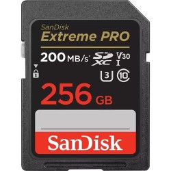 Sandisk Extreme Pro 256GB 200/140MB/S Sdxc V30 Uhs-I U3 Hafıza Kartı SDSDXXD-256G-GN4IN