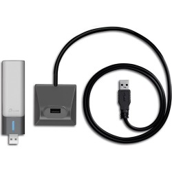TP-Link Archer TX20UH, AX1800 Yüksek Kazançlı Kablosuz USB Adaptör, 1,2 metre USB 3.0 kablosu, Beamforming Teknolojisi, MU-MIMO, Düşük Gecikmeli Oyun Deneyimi, WPA3, Kolay Kurulum