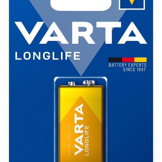 Varta Longlife Alkalin 9V Pil