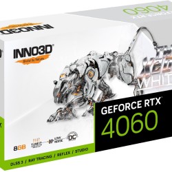 Inno3D RTX4060 Twin x2 OC 8GB White 128Bit GDDR6 Ekran Kartı 