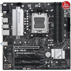 Asus Prıme B650M-A Iı-Csm Amd B650 Am5 Ddr5 6400 Dp Hdmı Vga Çift M2 Usb3.2 Aura Rgb 2.5Gbit Lan Anakart