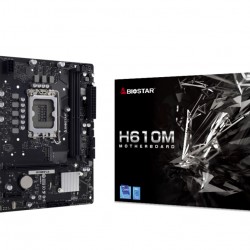 Biostar H610MHP 64 GB 2.0 DDR4 3200 1700P 1xM.2 2xDIMM Max HDMI VGA 4K 2K 4xUSB 2.0 2xUSB 3.2 mATX Anakart