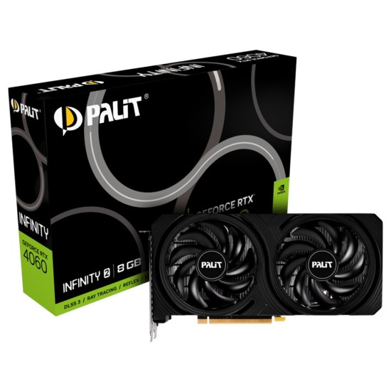 Palit Nvidia Geforce RTX4060 Infinity Dual 8gb 128BIT Gddr6 Ekran Kartı