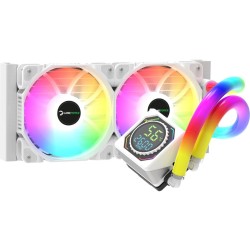 Gamepower Skadi Square 240 ARGB Beyaz (RGB Borulu) 240mm Cpu Sıvı Soğutma