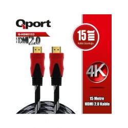 Qport Q-HDMI153 15 m 4K HDMI Kablo
