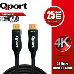 Qport Q-HDMI253 25 m 4K HDMI Kablo