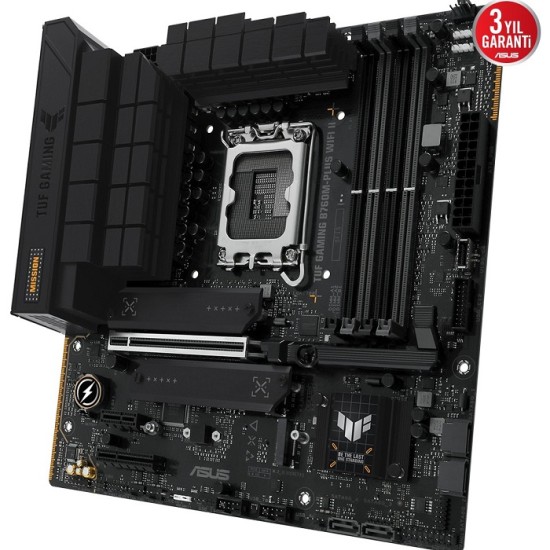 Asus Tuf Gaming B760M-PLUS Wi-Fi II Intel LGA1700 DDR5 Micro ATX Anakart