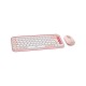 Logitech Pop Icon Kablosuz Bluetooth Sessiz Türkçe Q Klavye ve Mouse Seti, Pembe