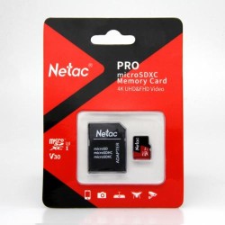 Netac P500 Extreme Pro 512G MicroSDXC V30/A1/C10 NT02P500PRO-512G-R
90-100MB/s, MicroSD ve Adapter