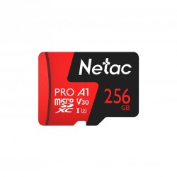 Netac 256 GB V30/A1/C10 NT02P500PRO-256G-R MicroSDXC Kart