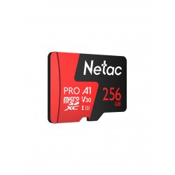 Netac 256 GB V30/A1/C10 NT02P500PRO-256G-R MicroSDXC Kart