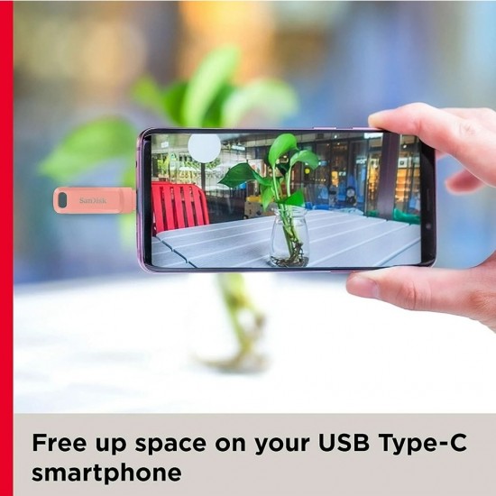 Sandisk Ultra Dual Drive Go 512GB Type-C USB 3.1 Flash Bellek SDDDC3-512G-G46PC Amber