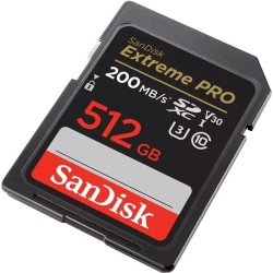 Sandisk Extreme Pro 512GB 200/140MB/S Sdxc V30 Uhs-I U3 Hafıza Kartı SDSDXXD-512G-GN4IN