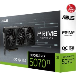 Asus -PRIME-RTX5070TI-O16G-NVIDIA-GEFORCE-RTX 5070 TI-16GB GDDR7-256BIT--OC-2XHDMI-3XDP-DLSS4 Ekran Kartı