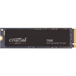 Crucial T500 500GB PCIe Gen4 NVMe M.2 SSD (7200-5700 MBs) CT500T500SSD8