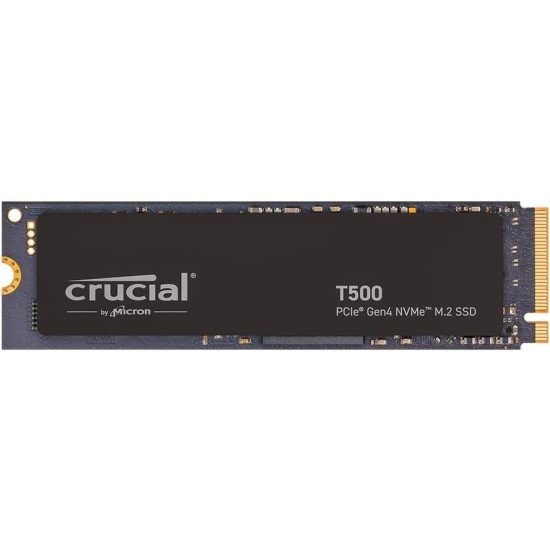 Crucial T500 500GB PCIe Gen4 NVMe M.2 SSD (7200-5700 MBs) CT500T500SSD8