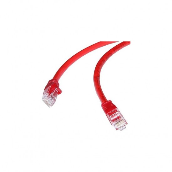 Flaxes FNK-6003K Cat6 30CM 23AWG Kırmızı Network Kablo