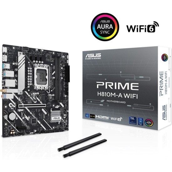 Asus Prime H810M-A Wi-Fi Intel LGA1851 DDR5 Micro ATX Anakart