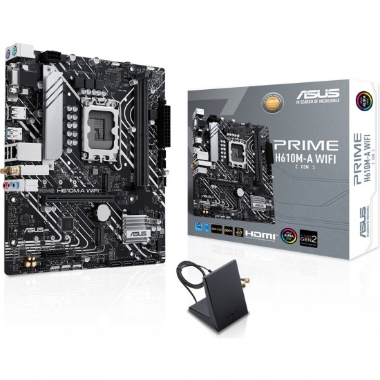 Asus Prime H610M-A Wi-Fi Intel LGA1700 DDR5 Micro ATX Anakart Asus Prime H610M-A Wi-Fi Intel LGA1700 DDR5 Micro ATX Anakart